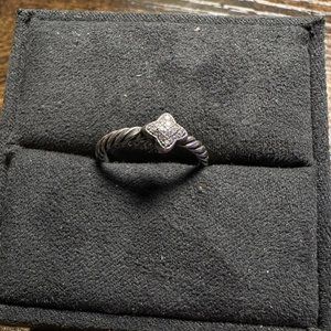 David Yurman Cable Collectibles® Quatrefoil Stack Ring